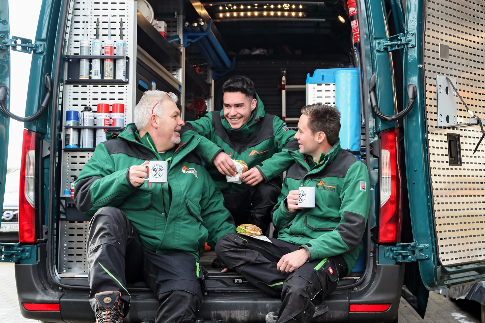 Das Neubauer-Team in der Pause