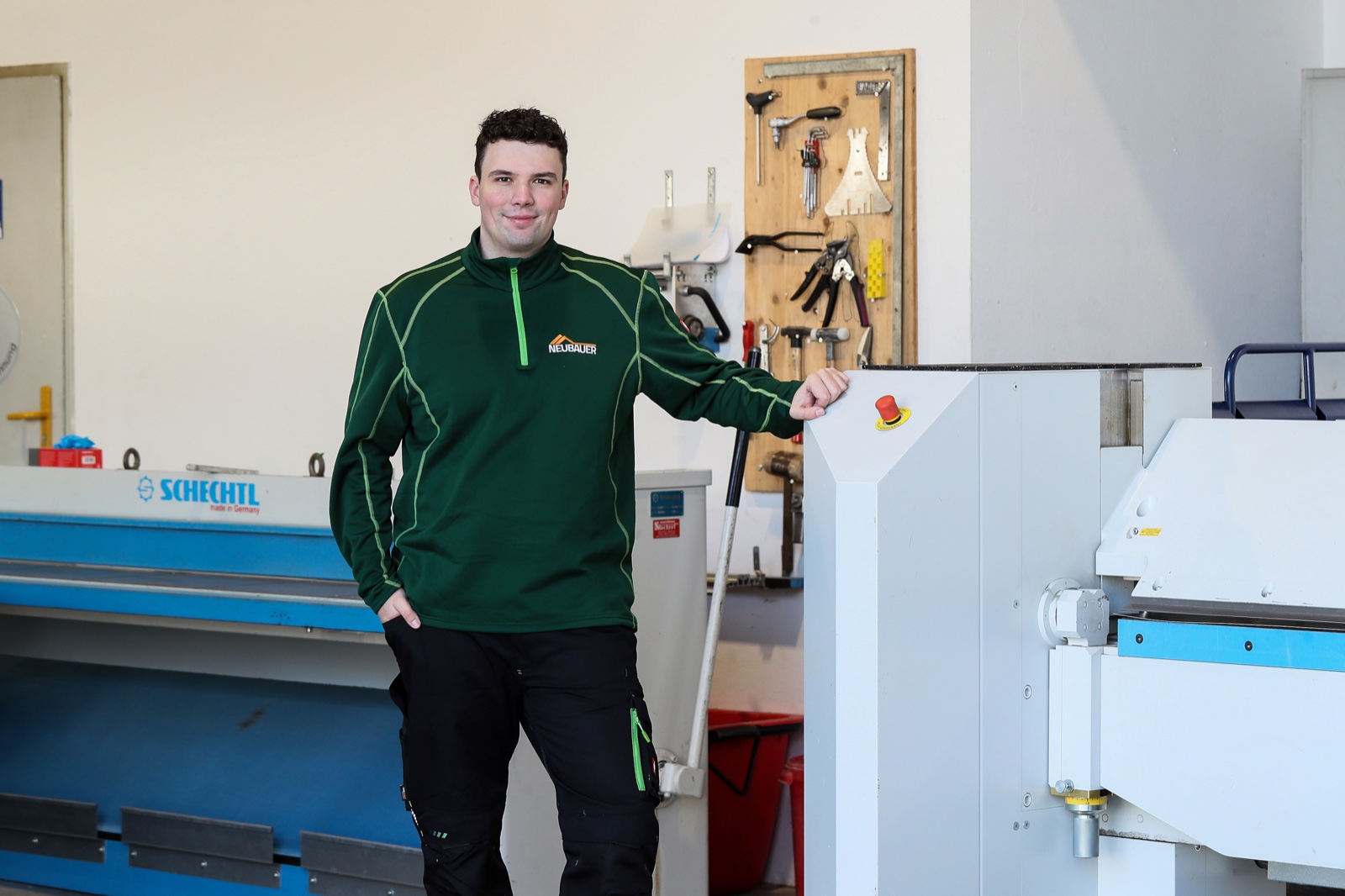 Mitarbeiter in der Werkstatt